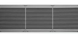 Ventilation grilles, made of aluminium, with fixed longitudinal blades, for floor installation – also for horizontal runs