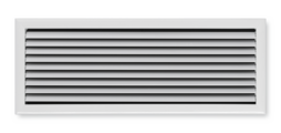 Ventilation grilles with flat border construction – also for continuous horizontal runs